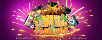 Promotional casino banner with vibrant colors and prizes